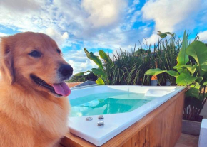 Vila Pitangueira - Apto no coração de Serra Grande com Piscina, Jacuzzi, Internet Veloz em Meio a Natureza